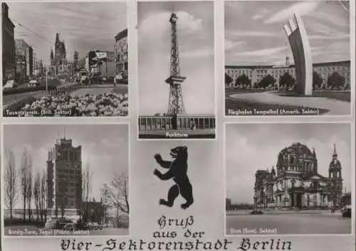 Berlin, Westteil - u.a. Funkturm - 1959