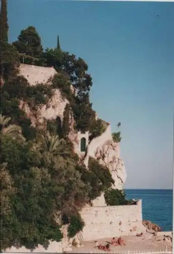 unbekannter Ort - Strand an Steilküste [FOTO, keine Ak]