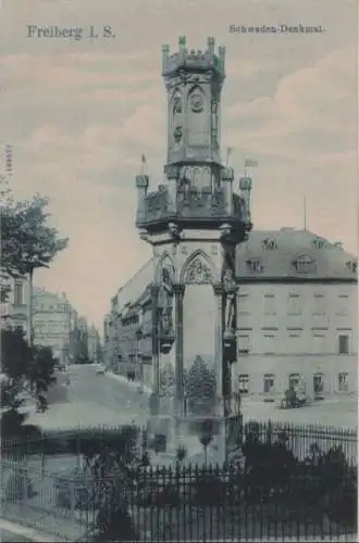 Freiberg - Schweden-Denkmal - ca. 1930