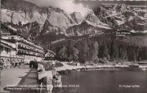 Eibsee - gegen Riffelwand - 1959