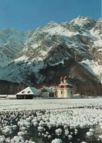 Schönau - St. Bartholomä - zugefrorener See - 1982