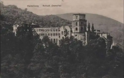 Heidelberg - Schloß, Ostseite - ca. 1935