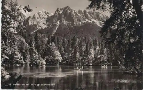 Badersee - mit kl. und gr. Waxenstein - 1966