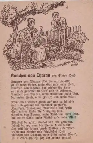 Simon Dach Ännchen von Tharau