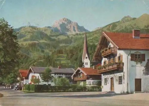 Bayrischzell mit Wendelstein - 1960