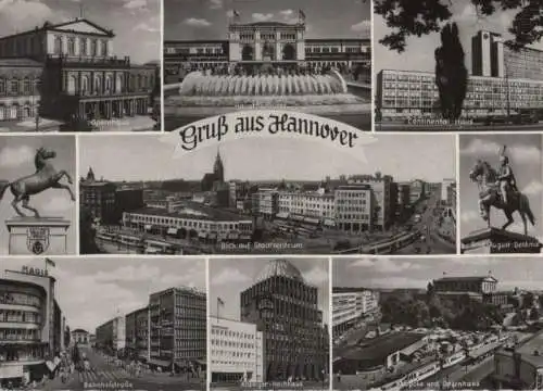 Hannover - u.a. Anzeiger-Hochhaus - 1963