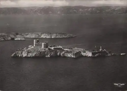 Frankreich - Frankreich - Marseille - Vue aerienne du Chateau de If - 1961