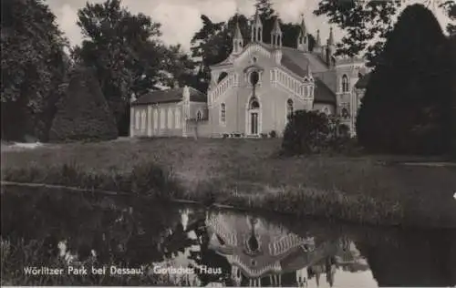 Wörlitz - Wörlitzer Park, Gotisches Haus - 1960