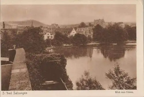 Bad Salzungen - Blick vom Felsen