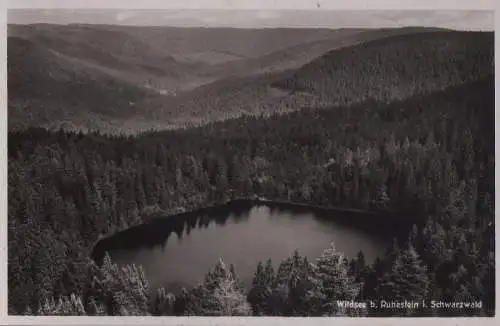 Wildsee (Schwarzwald) - beim Ruhestein - 1938