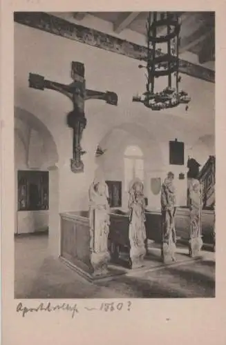 Schweden - Schweden - Lund - Universitets Historiska Museum, Detal an Kyrksalen - ca. 1940