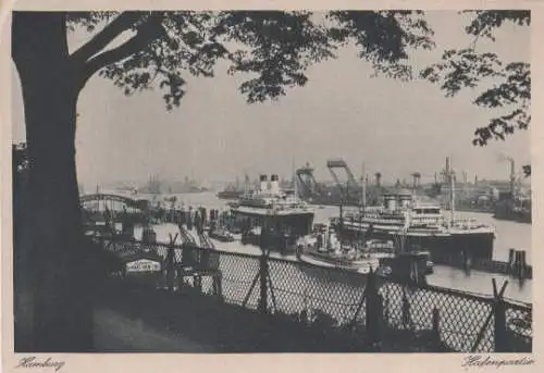 Hamburg - Hafenpartie - ca. 1955