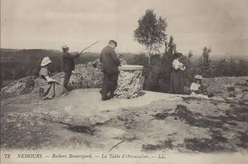 Frankreich - Nemours - Frankreich - Rochers Beauregard