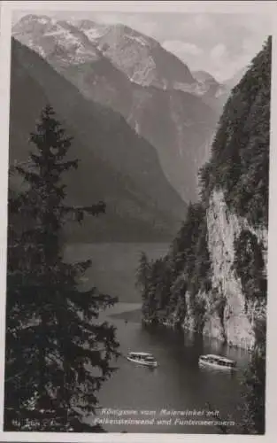 Königssee - mit Falkensteinwand - ca. 1950