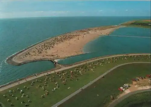 Büsum - Blick zum Sandstrand - 1988