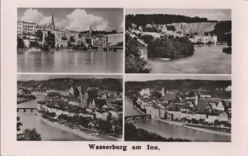 Wasserburg am Inn - mit 4 Bildern - ca. 1960