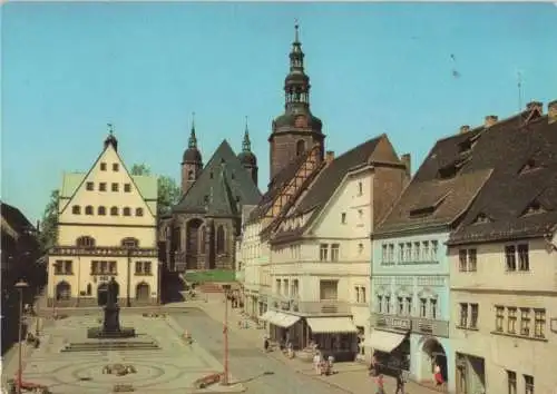 Eisleben - Markt mit Luther-Denkmal - 1983