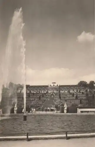 Potsdam, Sanssouci - Schloss mit Terrassen