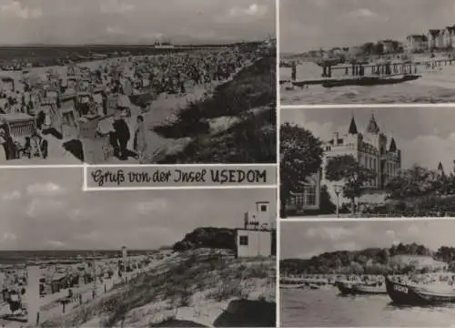 Usedom - u.a. Bansin, am Strand - 1971