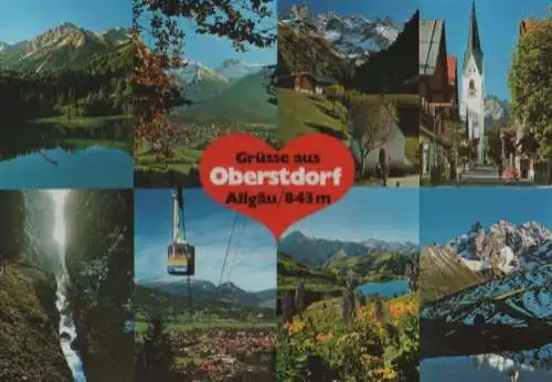 Oberstdorf - u.a. Kirchstraße - ca. 1995