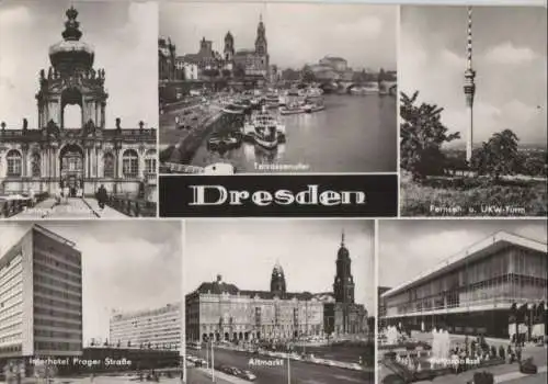 Dresden - u.a. Zwinger, Kronentor - 1975