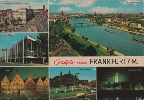 Frankfurt Main - u.a. Main-Panorama - 1967