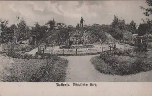 unbekannter Ort - Stadtpark, Künstlicher Berg - ca. 1935