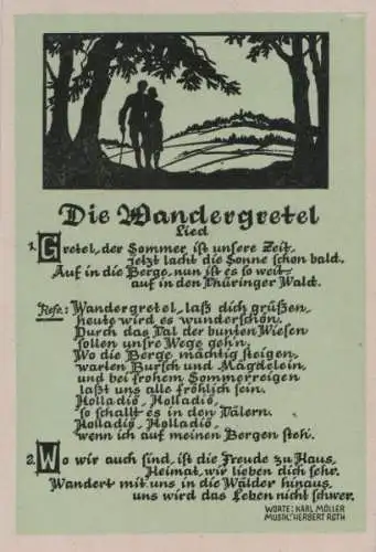 Wandergretel Worte: Karl Müller