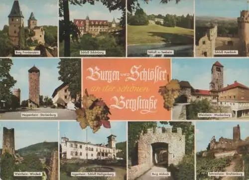 Bergstraße - u.a. Schloss zu Seeheim - ca. 1975