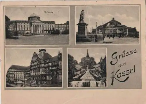 Kassel - u.a. Rathaus - 1953