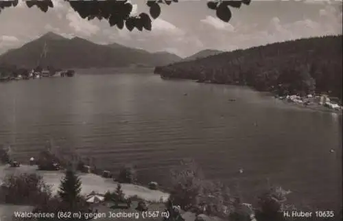 Walchensee - gegen Jochberg - 1963