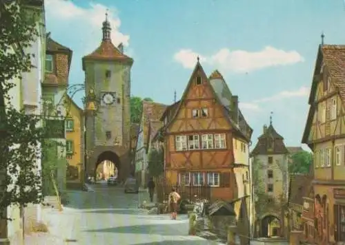 Rothenburg o.T. - Plönlein - ca. 1985