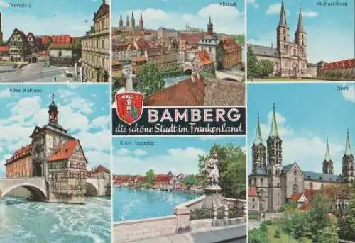 Schöne Stadt Bamberg im Frankenland - ca. 1985