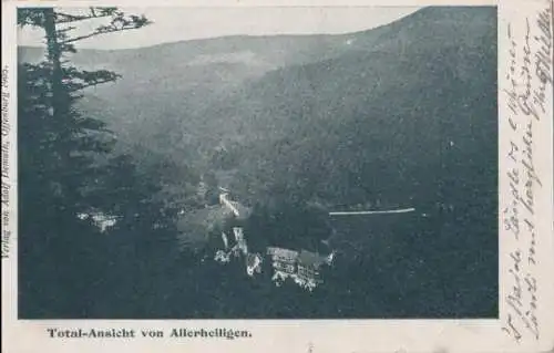 Oppenau - Allerheiligen - Total-Ansicht - ca. 1925