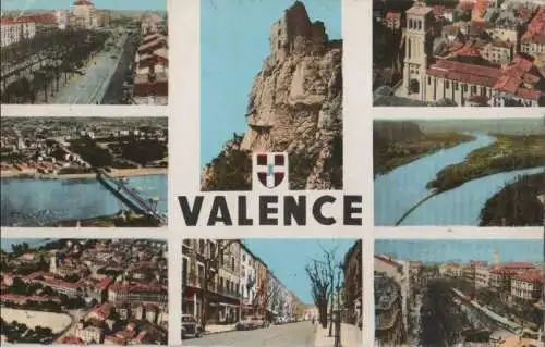 Frankreich - Frankreich - Valence-sur-Rhone - 8 Teilbilder - 1968