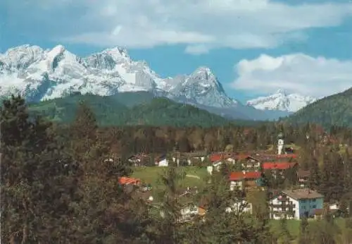 Krün/Oberbayern gegen Zugspitzgruppe - 2000