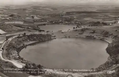 Weinfelder Maar - aus der Luft