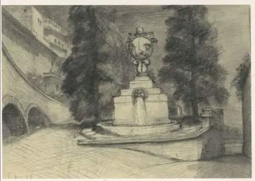 Vatikan - Vatikan - Vatikanstadt - Fontana dei giardini - ca. 1985