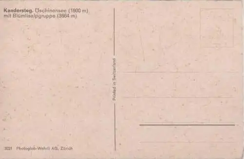 Schweiz - Kandersteg - Schweiz - Öschinensee