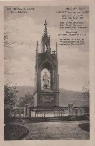 Nassau - Stein-Denkmal - ca. 1935