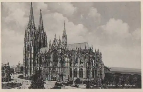 Köln Dom - Südseite - ca. 1955