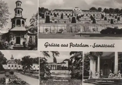 Potsdam, Sanssouci - u.a. Chinesisches Teehaus - 1974