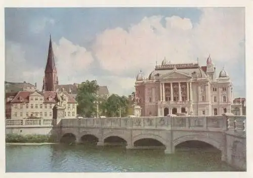 Schwerin, Mecklenburg - Schlossbrücke