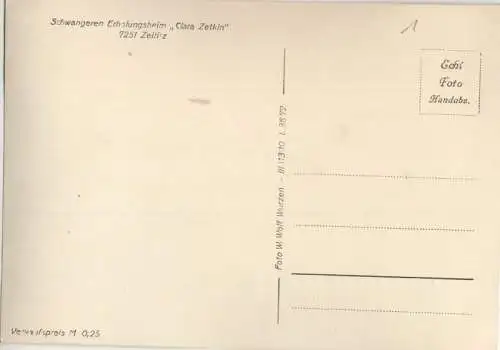 Bennewitz bei Wurzen - Zeititz - Schwangeren-Erholungsheim Clara Zetkin