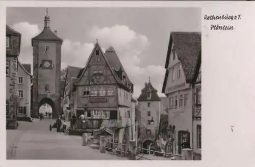 Rothenburg - Plönlein - ca. 1955