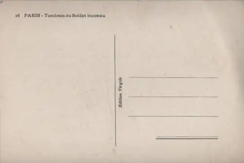 Frankreich - Paris - Frankreich - Tombeau du Soldat inconnu