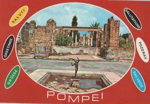 Italien - Italien - Grüsse aus Pompei - ca. 1975