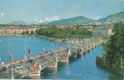 Schweiz - Genf / Genève - Schweiz - Le Pont du Mont-Blanc