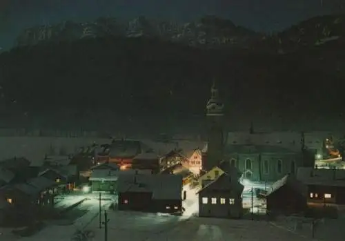 Österreich - Österreich - Bezau - mit Kanisfluh bei Nacht - ca. 1985