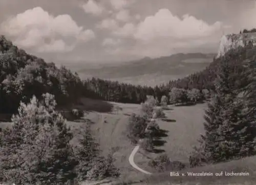 Lochenstein - Blick  vom Wenzelstein - 1960